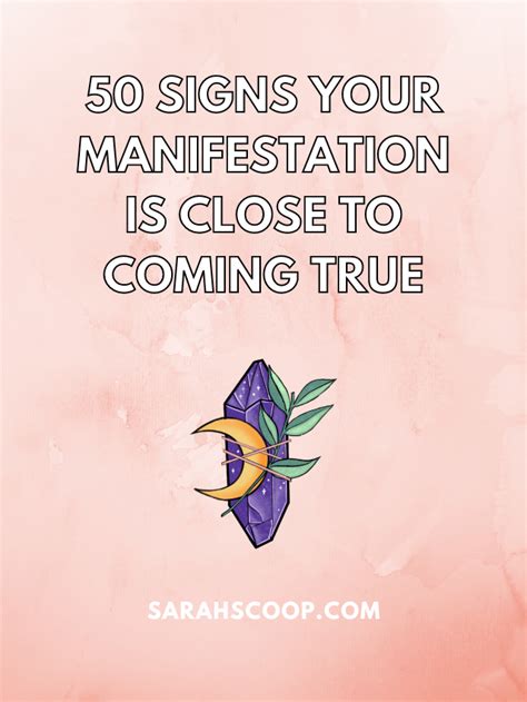 How do you know if your love manifestation is coming?