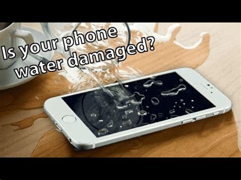 How do you know if your phone is permanently water damaged?