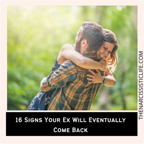 How do you know that your ex will come back?