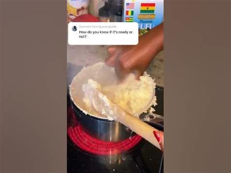 How do you know when fufu is ready?