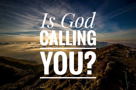 How do you know you have a calling from God?