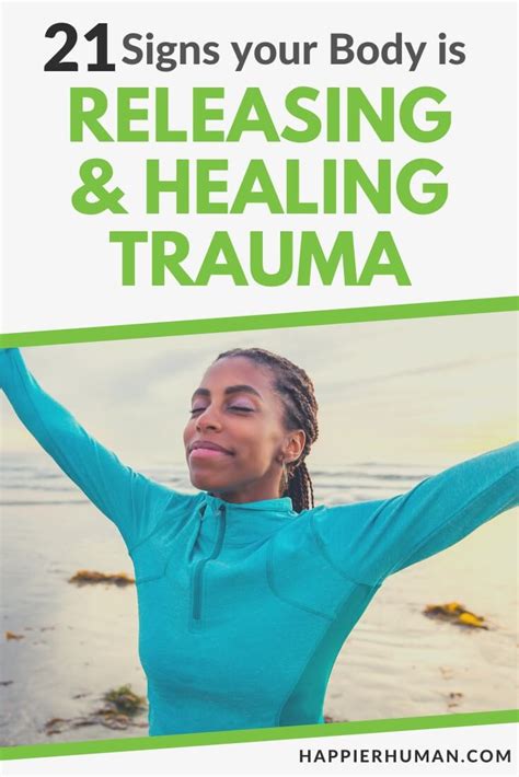 How do you know your body is releasing trauma?