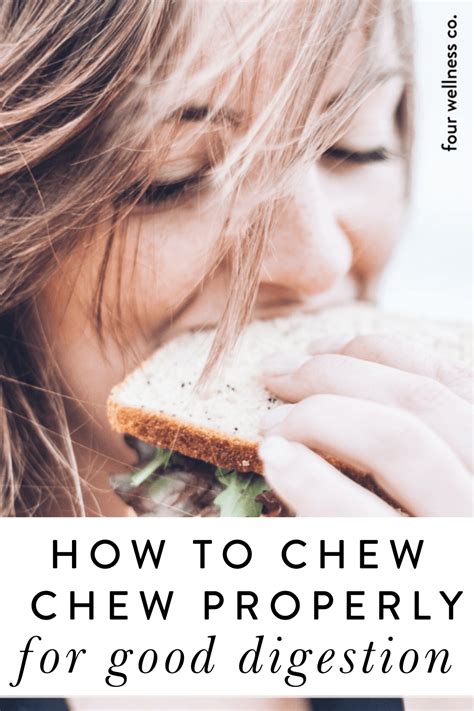 How do you learn to chew properly?