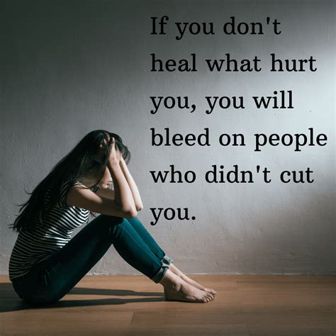 How do you let someone know they hurt you?