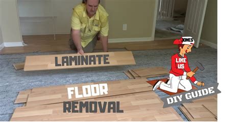 How do you lift laminate flooring without damaging it?