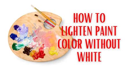 How do you lighten oil paint without white?