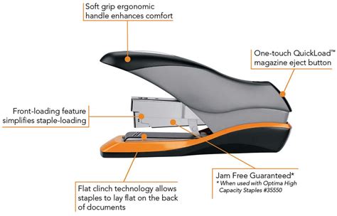 How do you load an Optima 40 stapler?