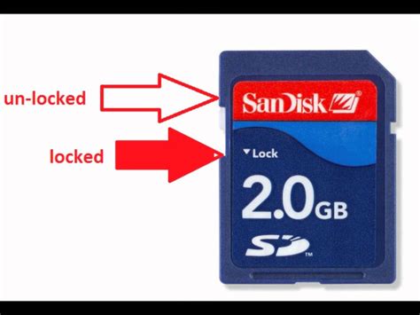 How do you lock a micro SD card?