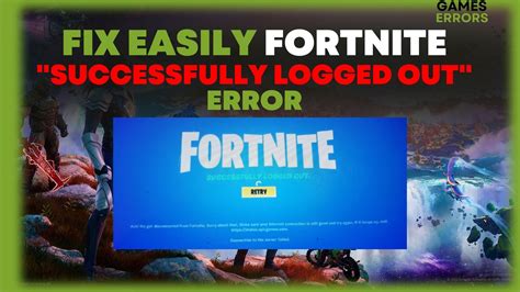 How do you log out of a Fortnite account?