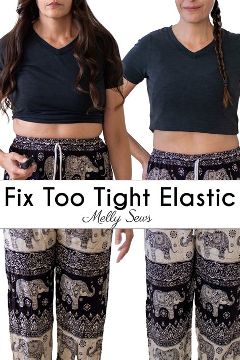 How do you loosen tight elastic?