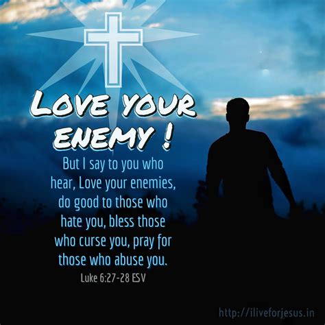 How do you love an enemy?