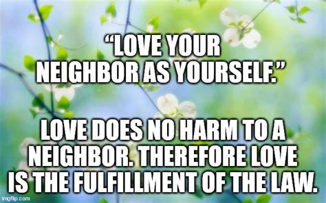 How do you love your Neighbour?