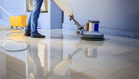 How do you maintain a waxed floor?