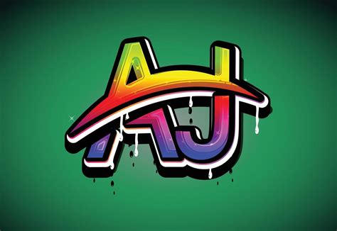 How do you make AJ in graffiti?