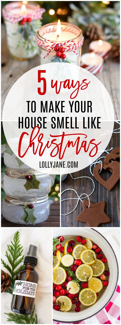 How do you make Christmas smells?