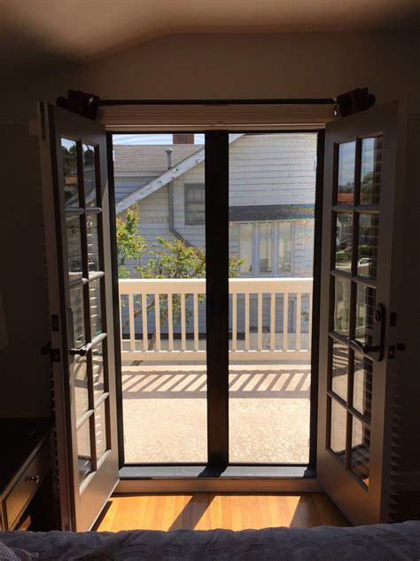 How do you make French doors not see through?