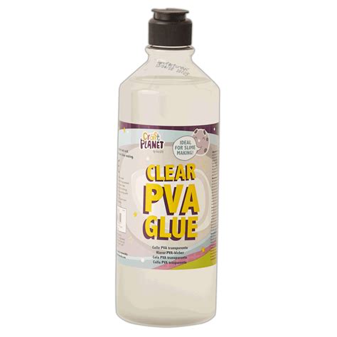 How do you make PVA glue clear?