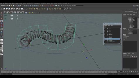 How do you make a 3d curve in Maya?