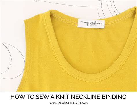 How do you make a bound neckline?