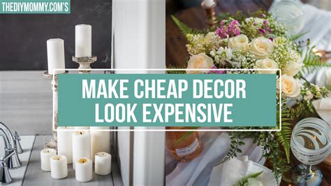 How do you make a cheap table look expensive?