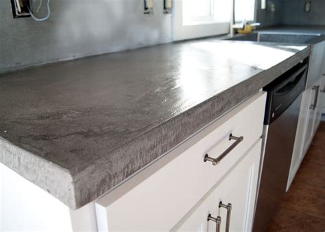 How do you make a concrete countertop smooth?