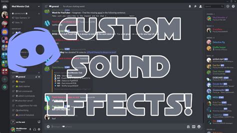 How do you make a custom soundboard for Discord?