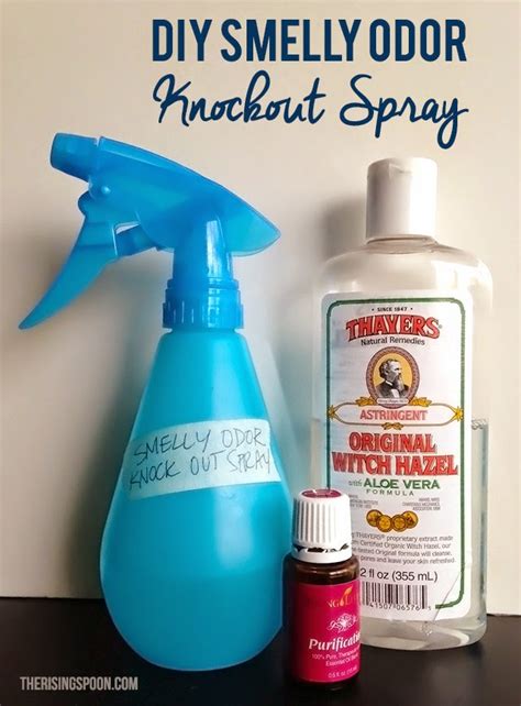How do you make a deodorizer spray?