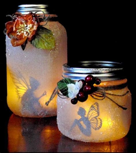 How do you make a fairy jar night light?