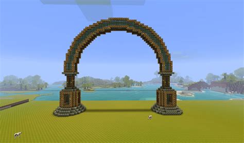 How do you make a good looking arch in Minecraft?