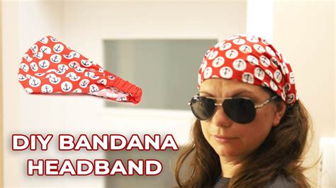 How do you make a headband out of a bandana for guys?