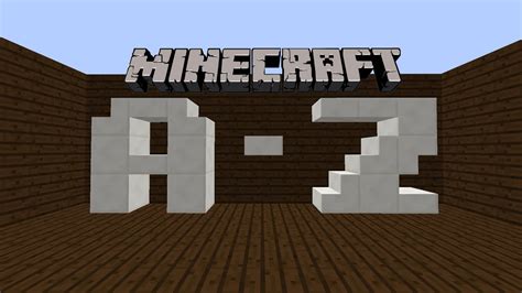 How do you make a letter Z in Minecraft?