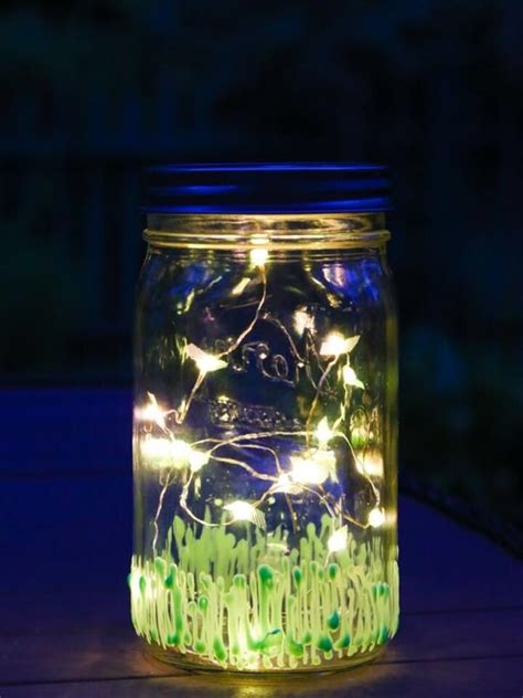How do you make a light up jar?