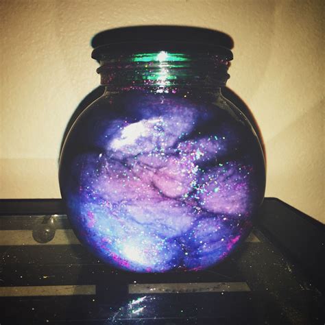 How do you make a nebula galaxy jar?