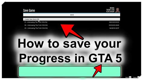 How do you make a new save on GTA 5?