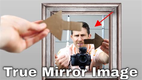 How do you make a non-reversing mirror?