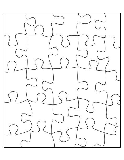 How do you make a puzzle pattern?