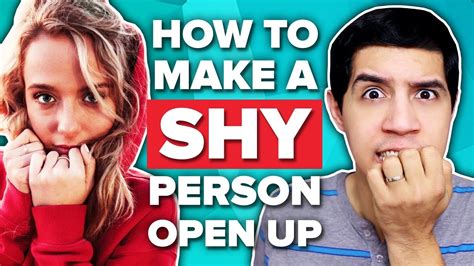 How do you make a shy person trust you?