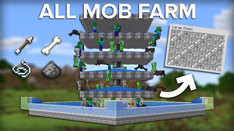 How do you make a small mob farm in Minecraft?