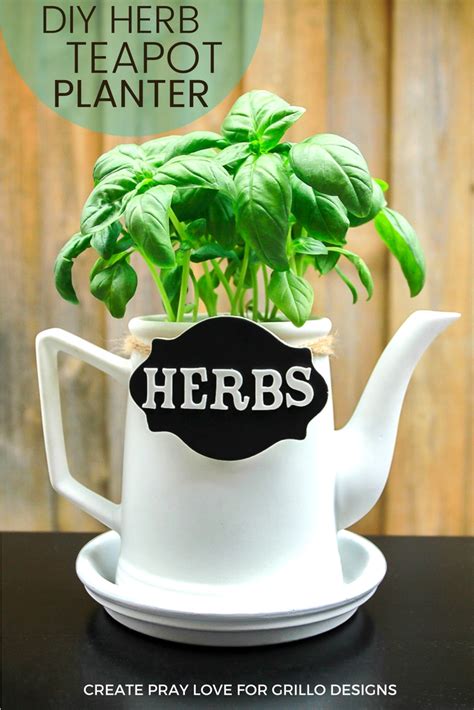 How do you make a teapot planter?