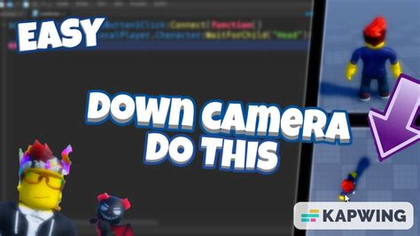 How do you make a top down camera on Roblox?