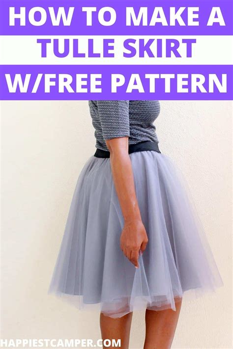 How do you make a tulle skirt lay flat?