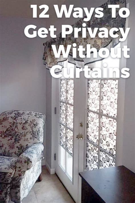 How do you make a window private without curtains?