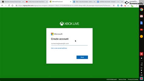 How do you make an account on Xbox 360?