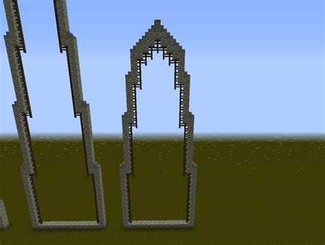 How do you make an arched roof in Minecraft?