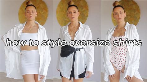How do you make an oversized shirt fit?
