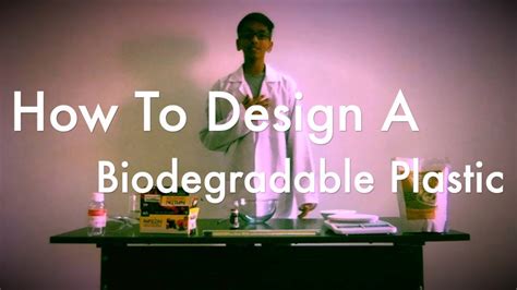 How do you make biodegradable adhesive?