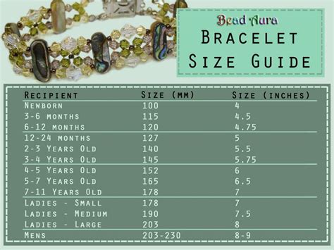 How do you make bracelet sizes?