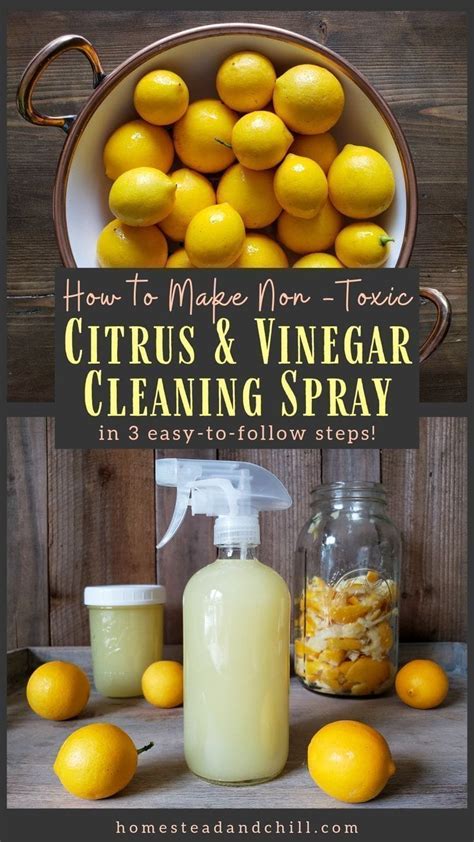 How do you make citrus vinegar spray?