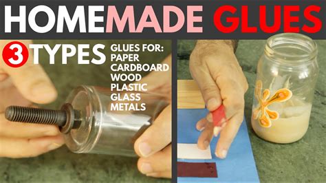 How do you make clear glue with vinegar?