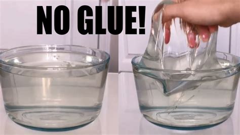 How do you make clear glue without boiling it?
